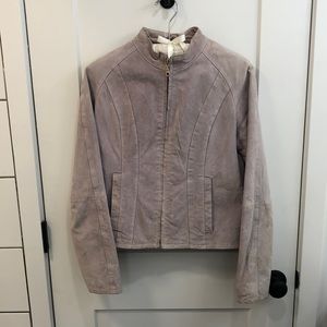 Wilsons Leather Maxima Lilac Bomber Jacket Size Medium